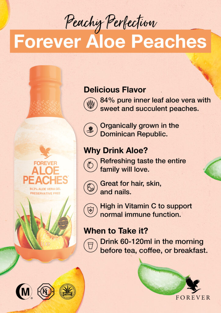 Aloe-Peaches-A4-Poster